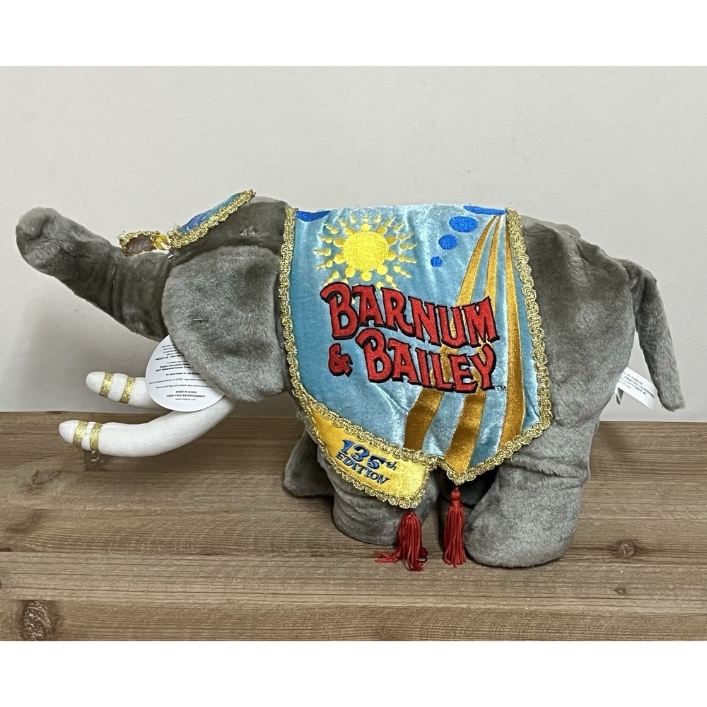 Ringling Bros Greatest Show On Earth‎ Elephant Plush 135th Edition Barnum Bailey